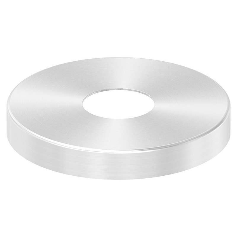 Abdeckrosette, 105x15mm, Bohrung 34mm, V2A