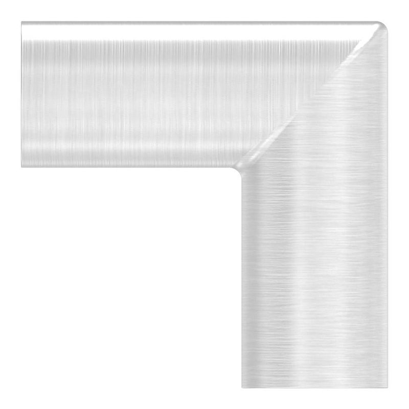 Raccord de barre pour barre ronde Ø 10mm, angle vif à 90°, V2A