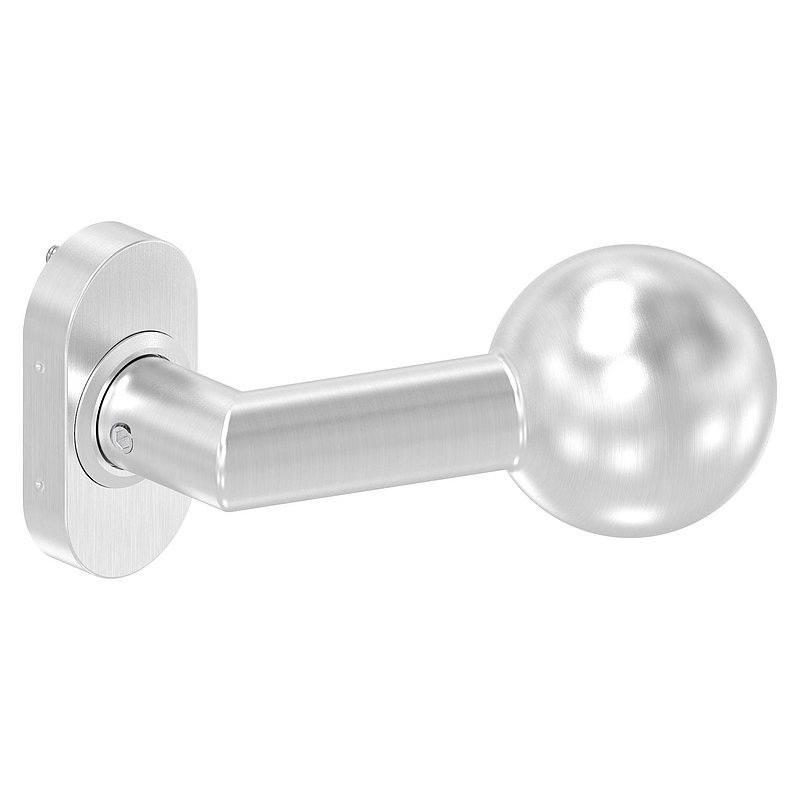 Drückerknopf, Ø 50mm, drehbar, V2A