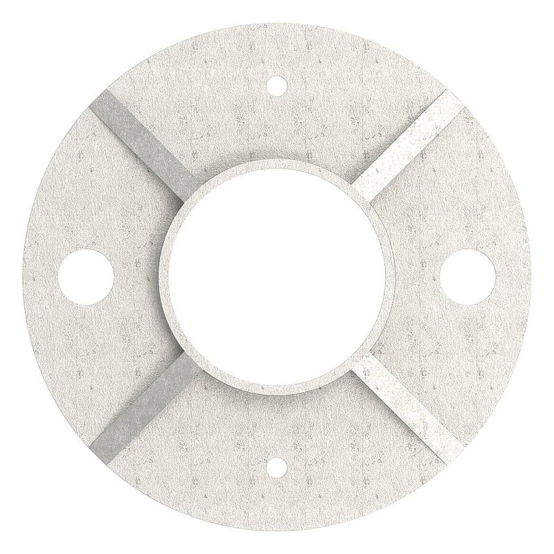 Ankerplatte, Ø 100x8mm, roh, V4A