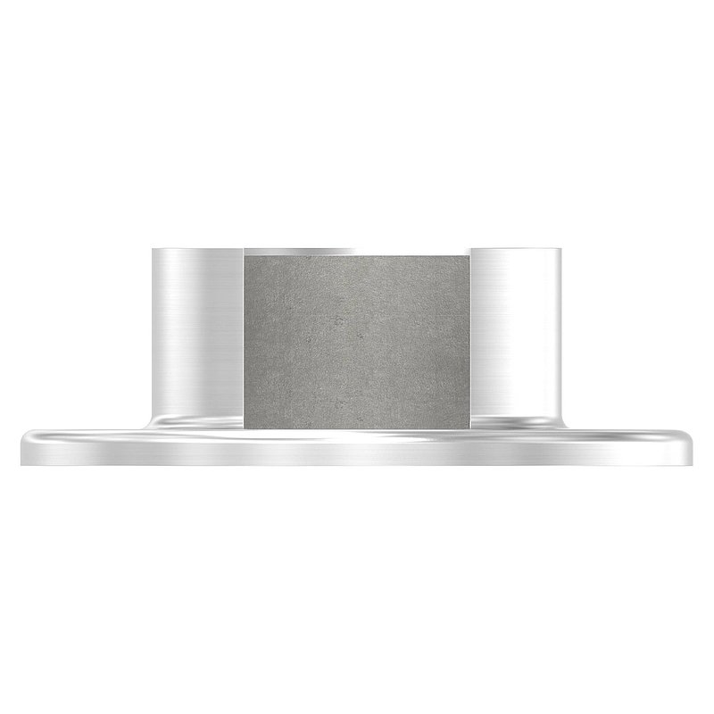 Wandbefestigung für Nutrohr 48,3mm, V2A