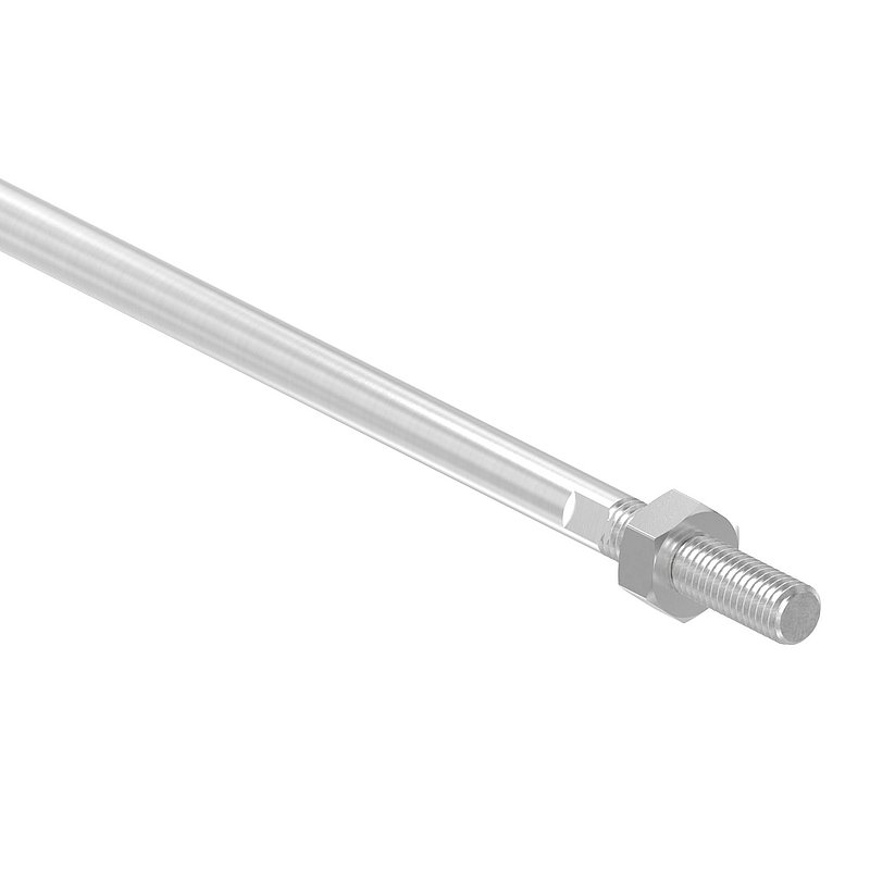 Barre de tension pour auvent en verre suspendu avec L: 1090mm, V2A