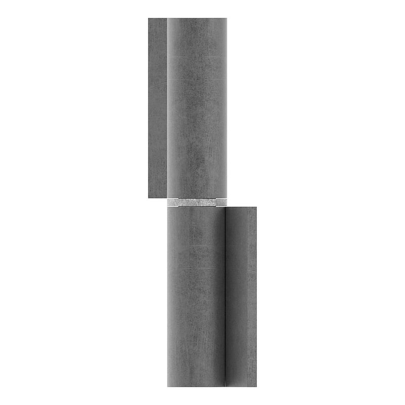 Weld-on hinge 2-piece with loose spigot