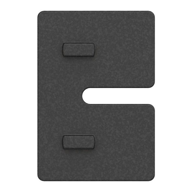 Rubber for Mod. 22, toughened safety glass 8mm