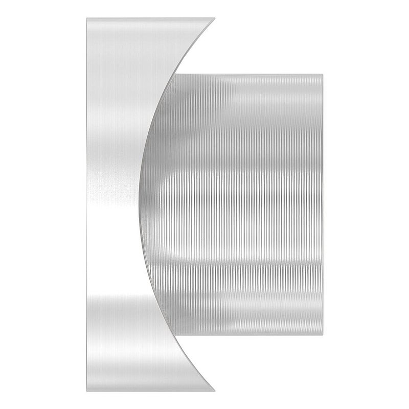 Gewindehülse, passend zu Torband 120-M16-VA, für Rohr 42,4mm, V2A