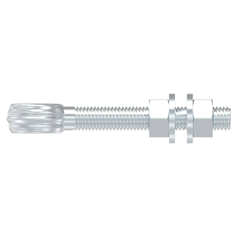 Eye bolt from hinge 121-M12, electro galvanized