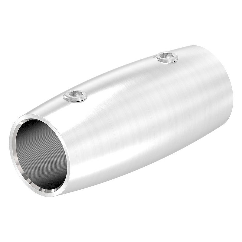 Stabverbinder für 14mm Rund, L: 45mm, Ø 20mm, V2A