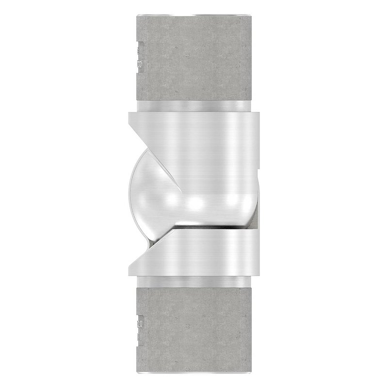 Gelenkstück hohl für Kabel, für Rohr 33,7x2,0mm, V2A