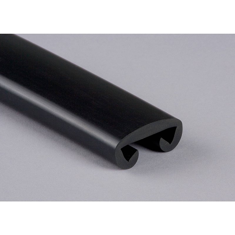 Kunststoffhandlauf für 30x8mm, schwarz
