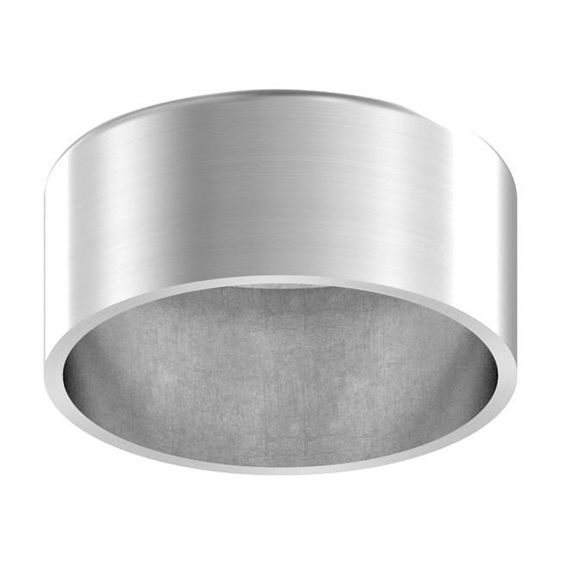 Endkappe zum Überstecken für Rohr 33,7mm, V2A