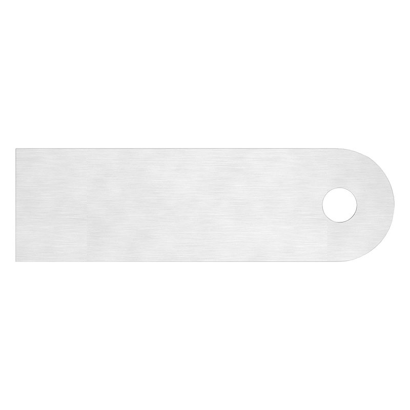 Anschweißlasche, 100x30x6mm, geschliffen, V2A