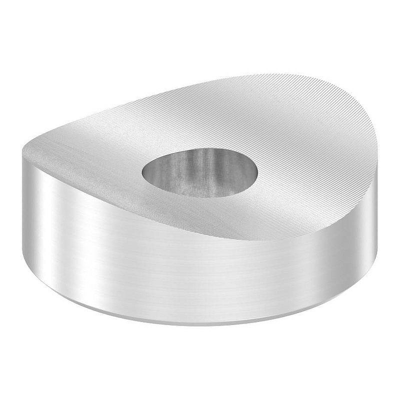Ausgleichsstück (ohne Senkung) für Rohr 42,4mm, Ø 20mm, V2A
