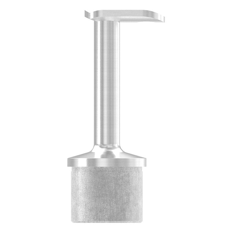 Rohrabschlussstopfen für Rohr 42,4x2,0mm, Handlaufanschlussplatte 90°, V4A
