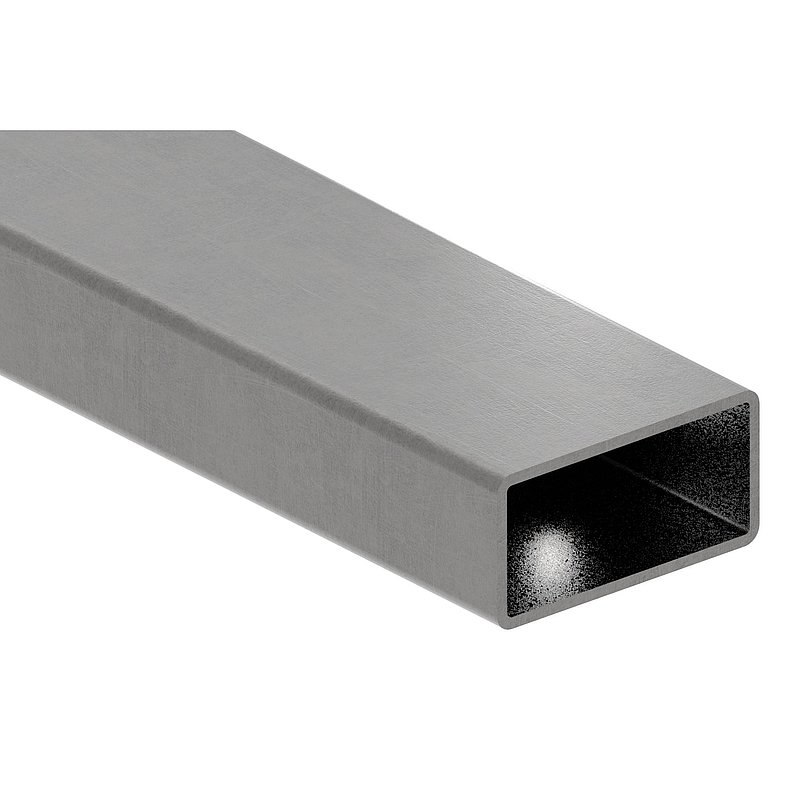 Rechteckrohr S235JR, 80x40x3mm, L: 6000mm