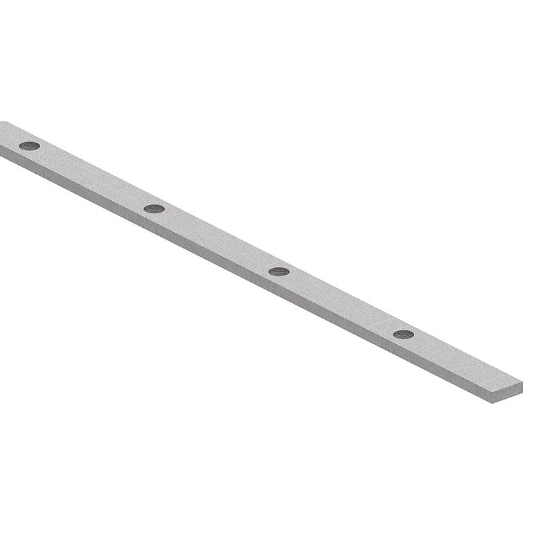 Lochleiste S235JR, 25x8mm, Lochabstand 120mm, 3000mm