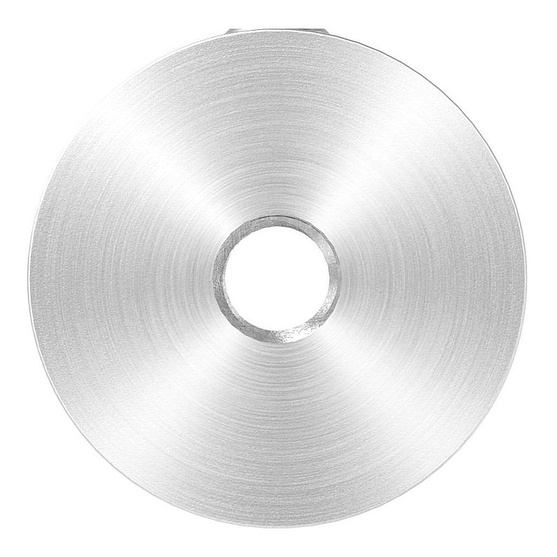 Cross bar holder (mounting between two flat bars) with 10.2 mm hole, AISI304