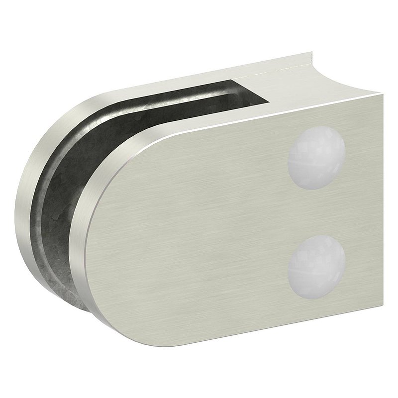Glasklemme Mod. 32, Anschluss: 42,4mm, VA-Effekt