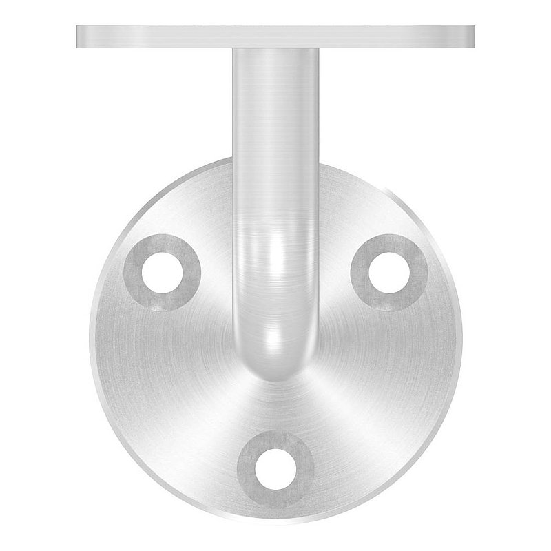 Handlaufhalter ohne Kabeldurchführung für LED Handläufe, Vollmaterial, V2A