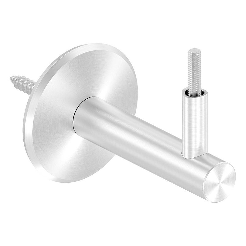 Handrail bracket for screwing on, pan head screw