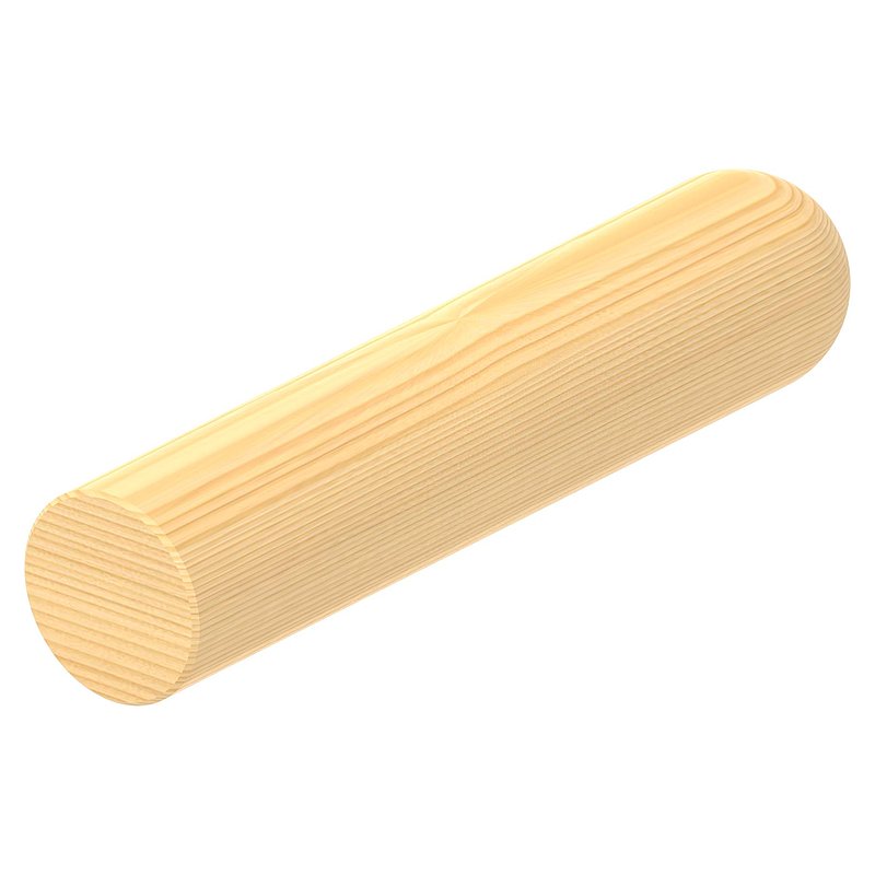 Holzhandlauf Lerche Ø 42mm, Länge 200mm, lackiert