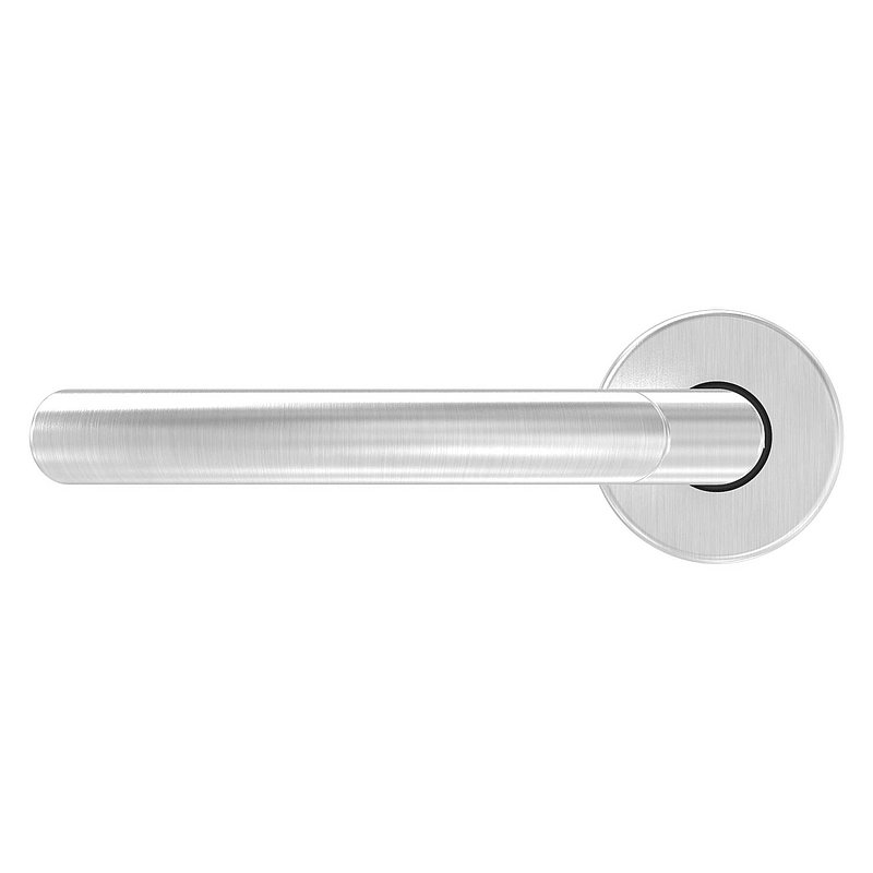 Pair of lever handles, rotatable, AISI304