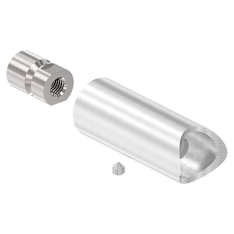 Rohrabstandshalter - für Rohranschluss 26,9mm, V2A
