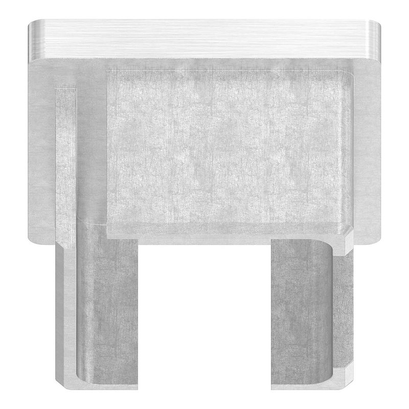 Einsteckkappe, für Rohr 50x40x3,0mm, V2A