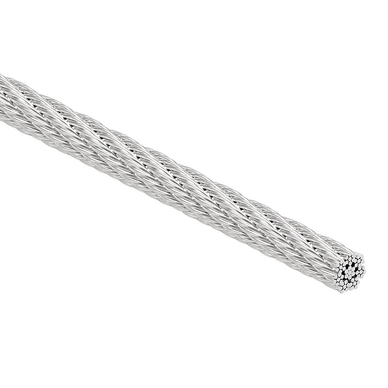 Edelstahlseil 7x7, Ø 4mm, V4A
