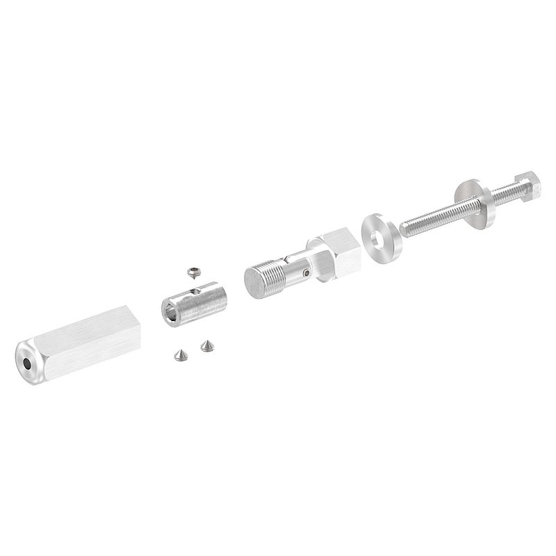 Gewindeterminal zur Selbstmontage, Seil 5mm, V2A
