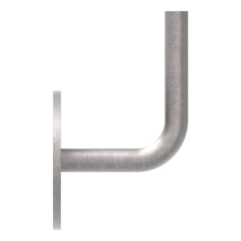 Handlaufträger mit Ronde flach, 70x4mm