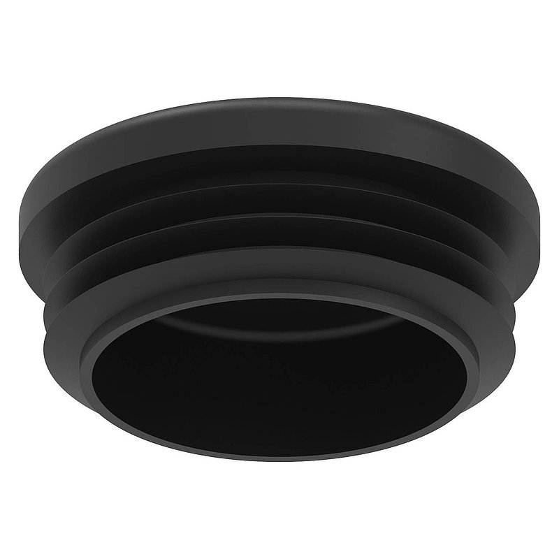 Plastic end cap for round tube 42.4 mm