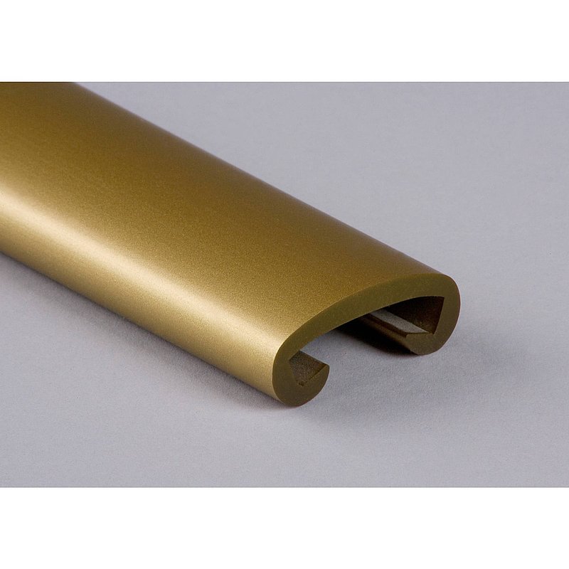 Kunststoffhandlauf für 40x8mm, gold