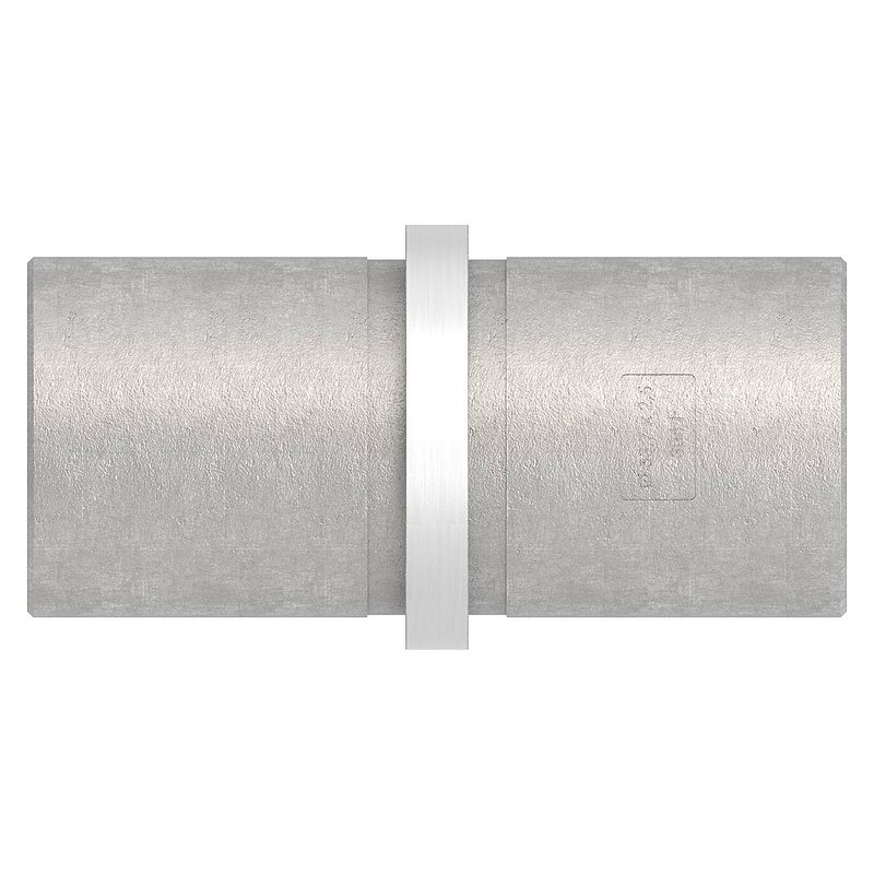 Connecting piece for tube 33.7x2.5mm, AISI304