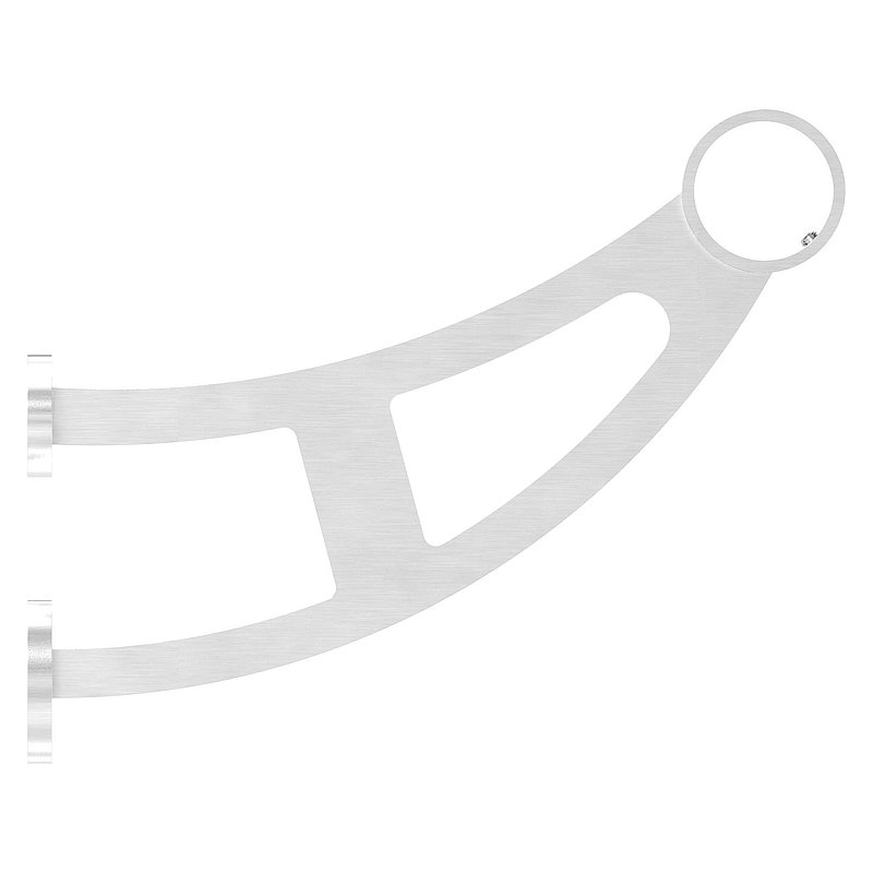 Support pour repose-pieds ou main courante, pour tube Ø 33,7mm, V2A