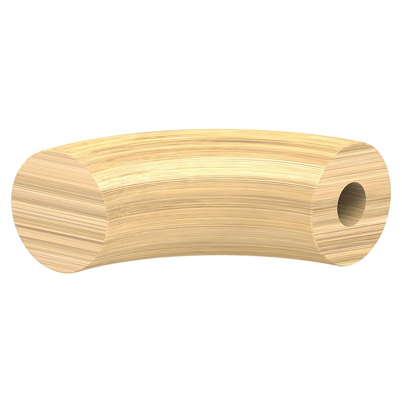 90° Bogen für Holzhandlauf Eiche, Ø 42,4mm