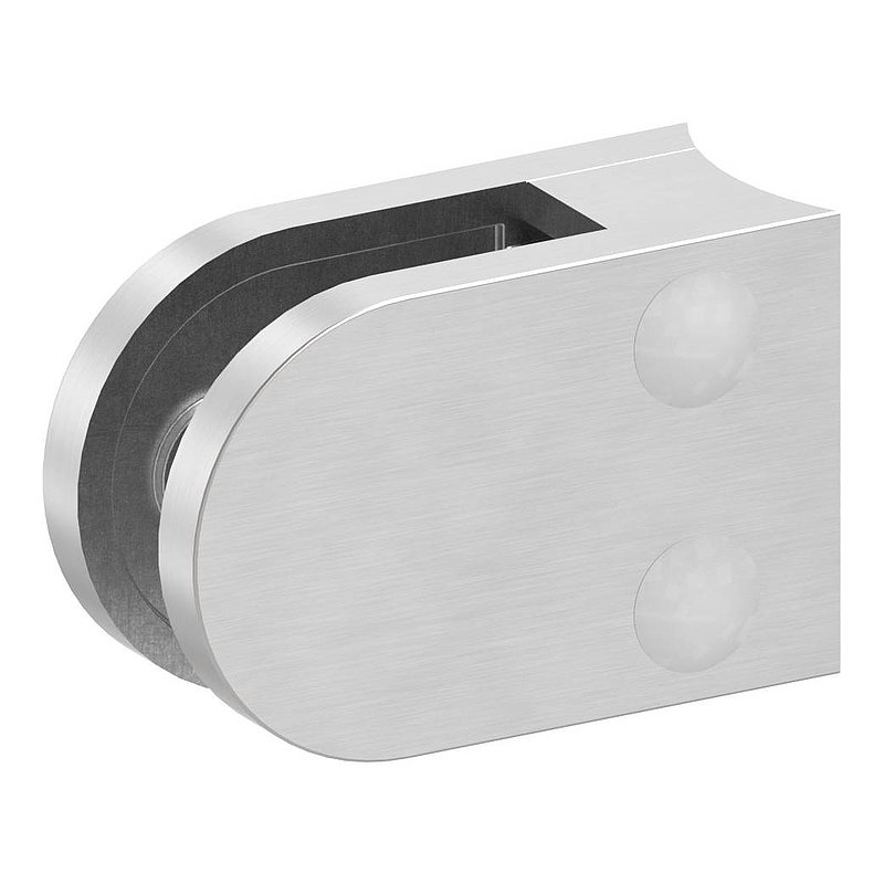 Glass clamp mod. 16, connection: 33.7mm, AISI304