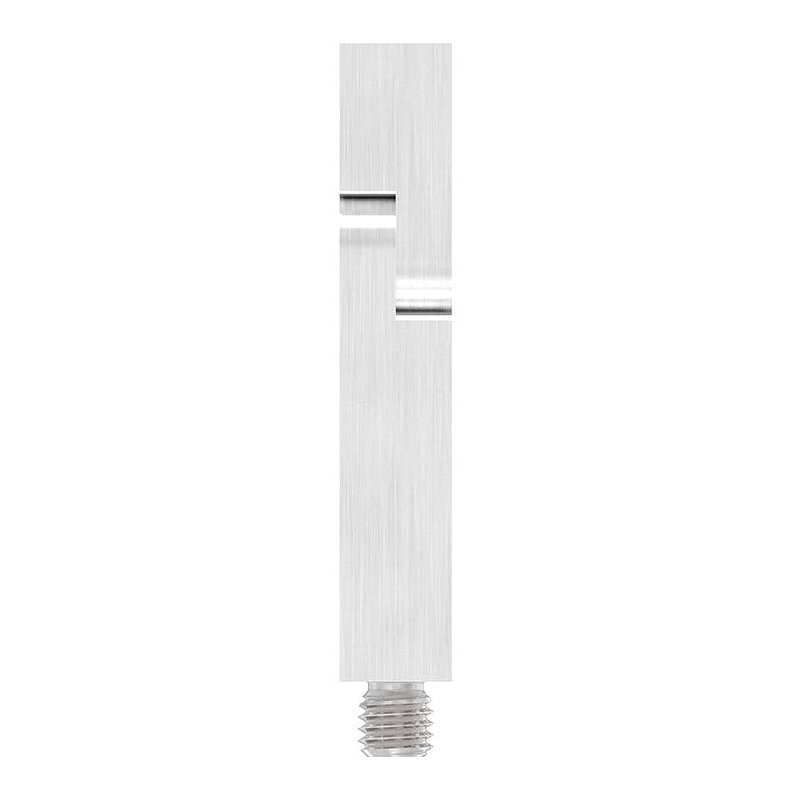 Tige articulée carrée 12x12mm, L: 68mm, V2A