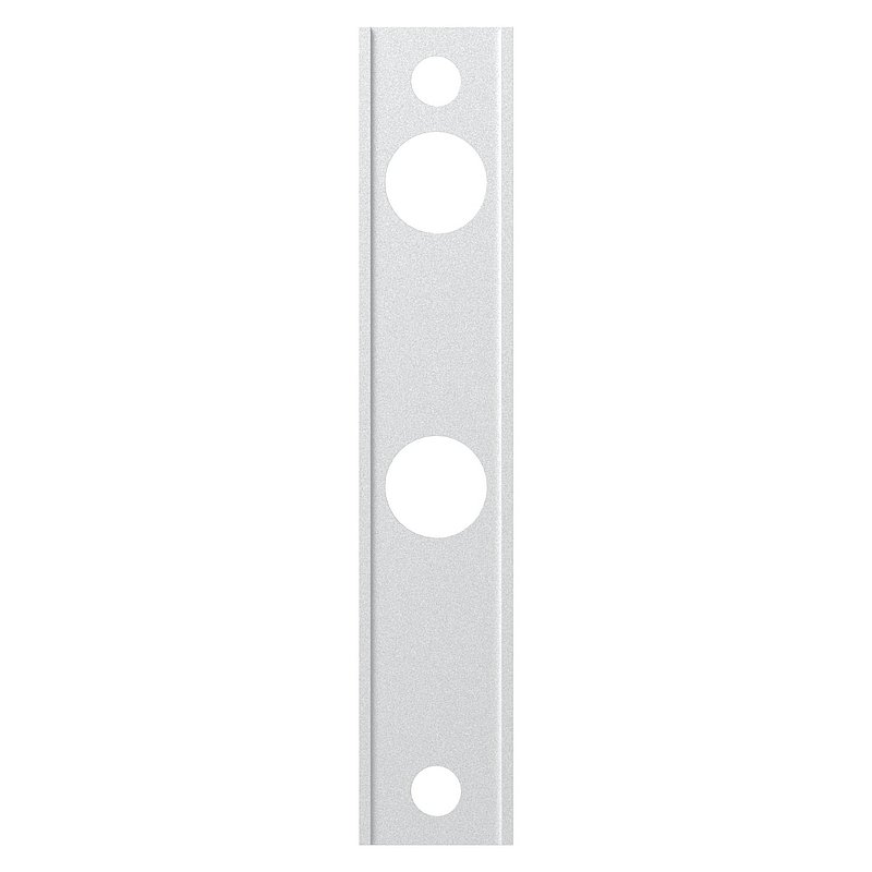 Adapter für Gittertorschlösser GTS2, für Rundrohre Ø 33 - 60mm, silber