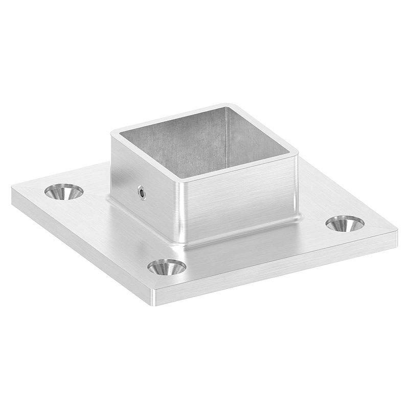 Wand- und Bodenanker, für Rohr 40x40mm, V4A