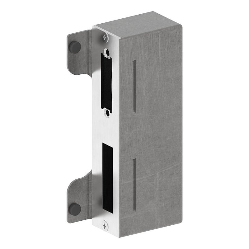 Gâche de serrure rectangulaire, avec entraxe 72mm, à souder, 40mm, acier
