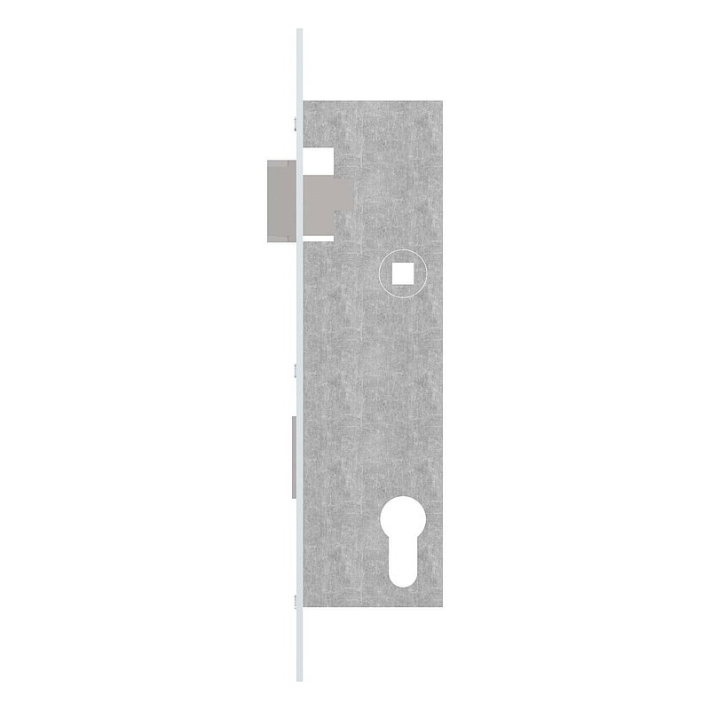 Rohrrahmenschloss verzinkt, Abstand 92mm, Dornmaß 40mm
