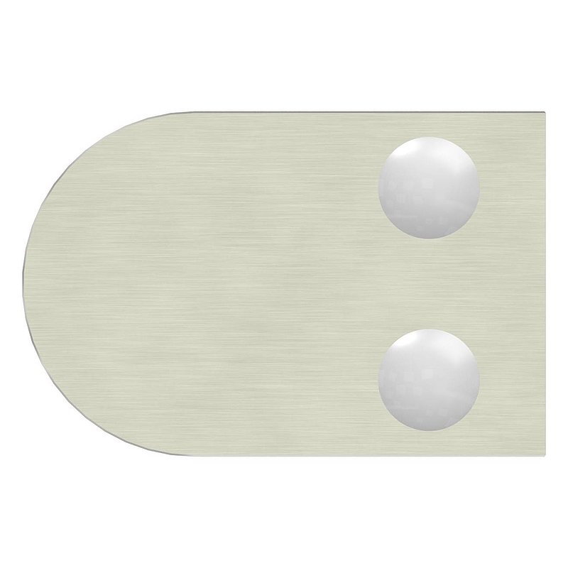 Glasklemme Mod. 33, Anschluss: 48,3mm, VA-Effekt