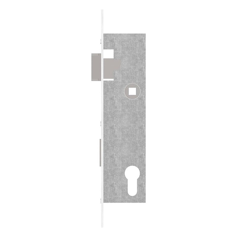 Rohrrahmenschloss verzinkt, Abstand 92 mm verzinkt, Dornmaß 35mm