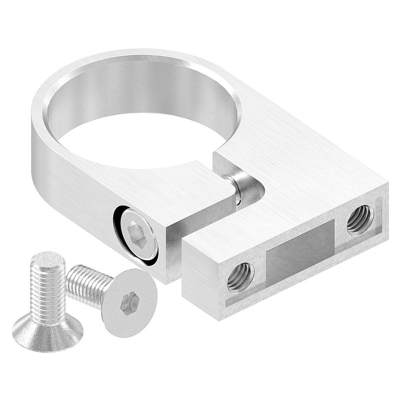 Spannring für Rohr 42,4mm, V2A