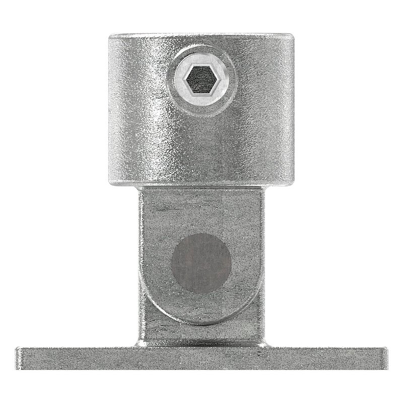 Wandhalter verst. mit 2 Bohrungen, für Rohr Ø 42,4mm