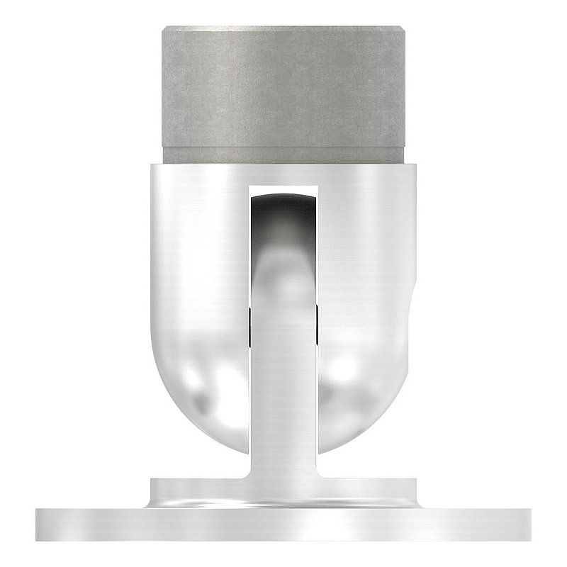 Wandhalter flexibel, für Rohr 48,3x2,0mm, V2A