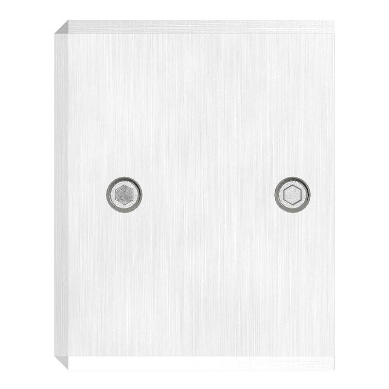 Wandbefestigung für Quadratnutrohr 40x40mm, rechts, V4A