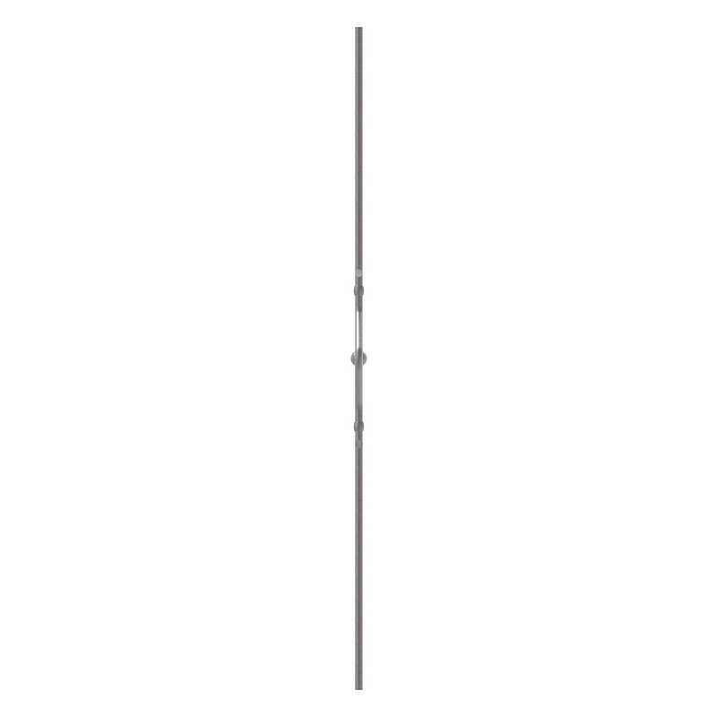 Barre design Ø12mm, double, lisse, H : 1000mm, S235