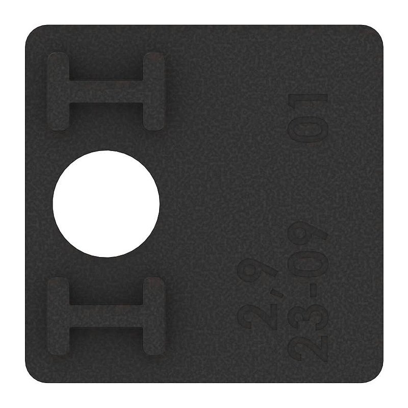 1 pair rubber for mod. 36, for TSG-glass 12mm