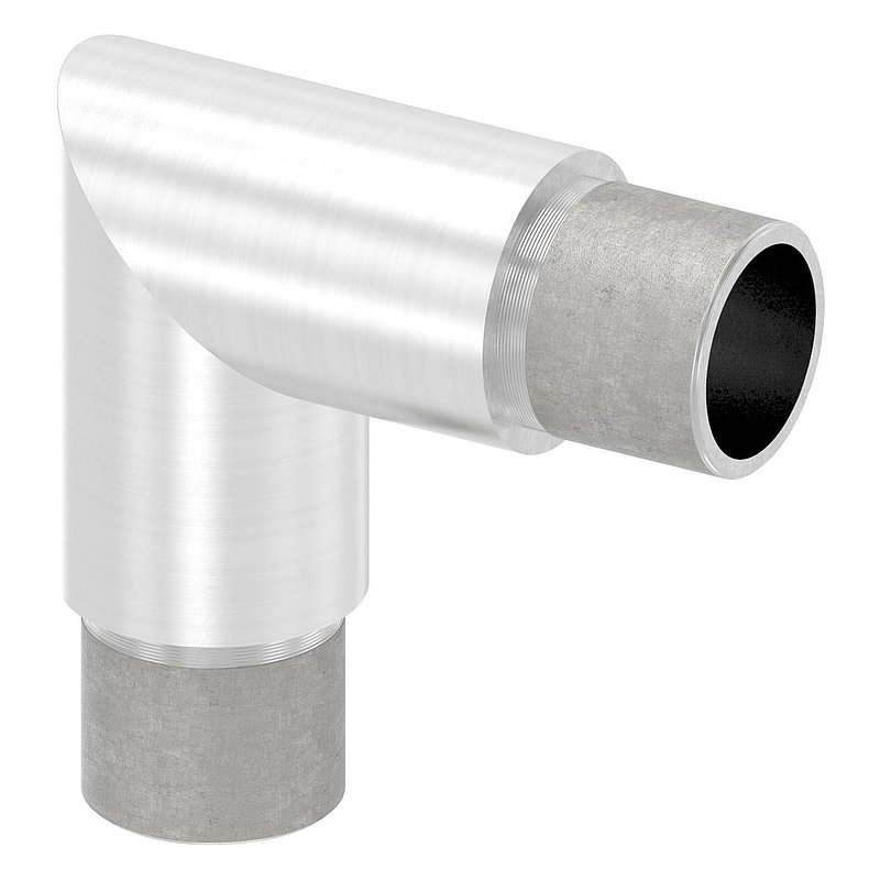 Eckstück 90°, für Rohr 26,9x2,0mm, V4A